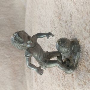 Pewter Soccer Boy Figurine